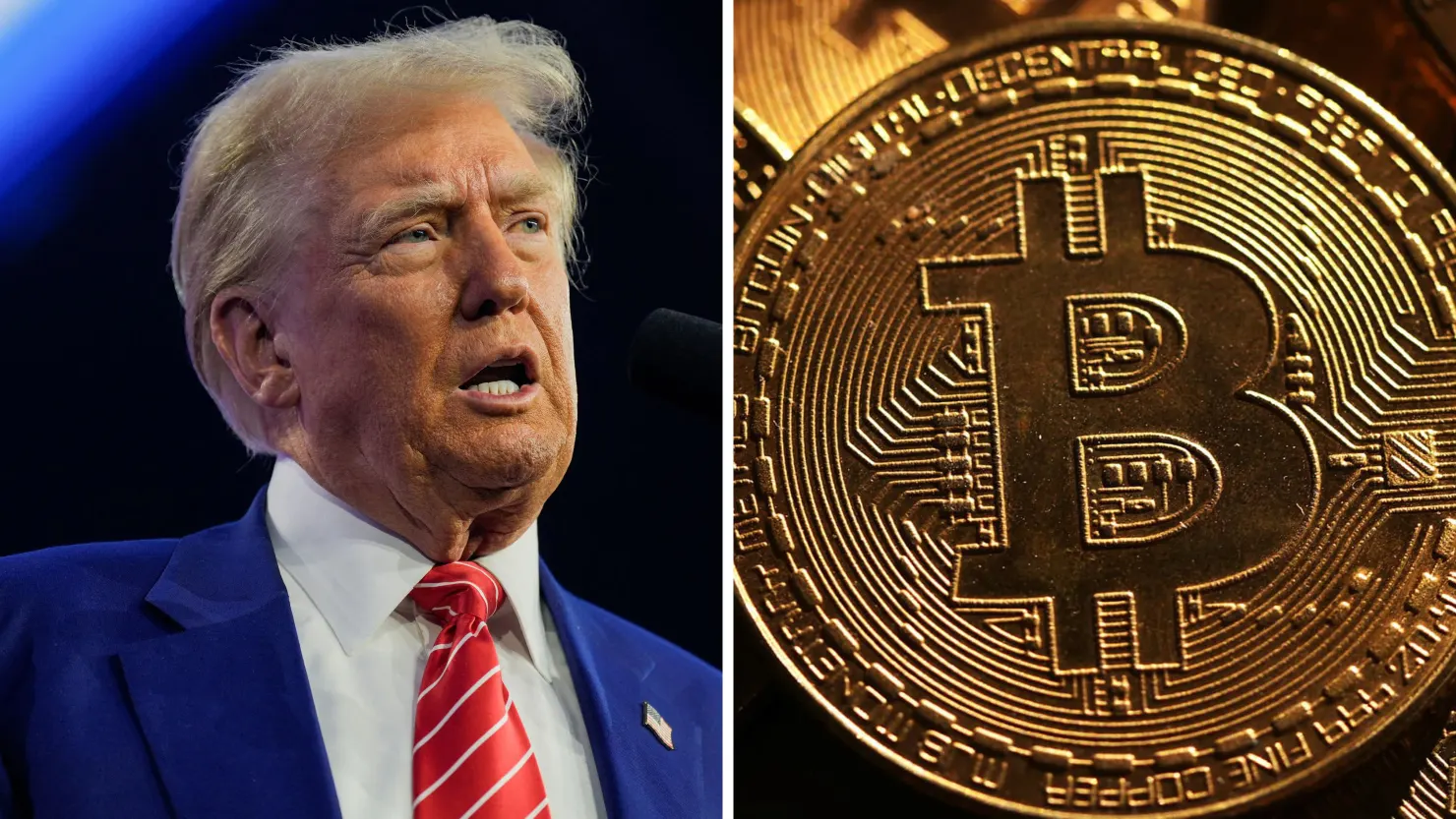 #Bitcoin market uncertainty Fears of a #Trump trade war triggered a sharp market crash earlier this ...