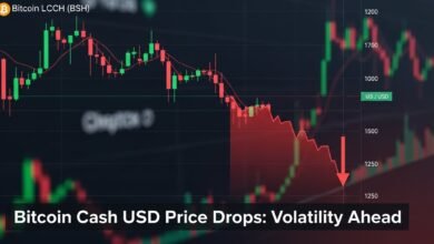 Bitcoin Cash USD Price Drops Volatility Ahead