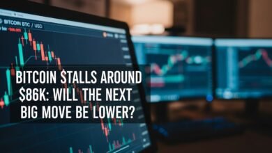 Bitcoin stalls around $86k Will the next big move be lower