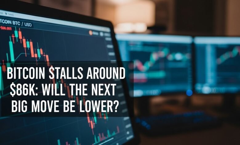 Bitcoin stalls around $86k Will the next big move be lower