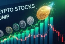Crypto Stocks Jump Bitcoin