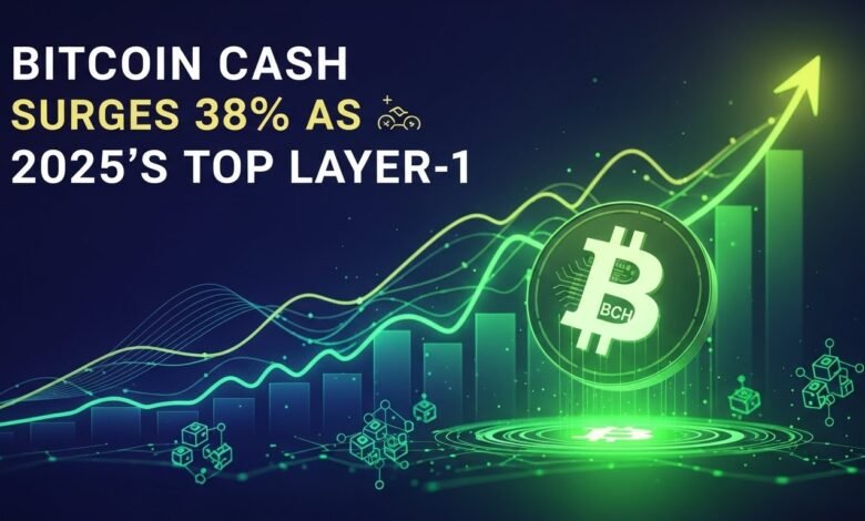 Bitcoin Cash Surges 38% as 2025’s Top Layer-1