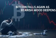 Bitcoin Falls Again as Bearish Mood Deepens