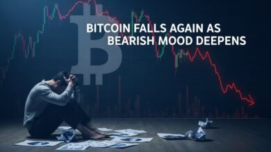 Bitcoin Falls Again as Bearish Mood Deepens