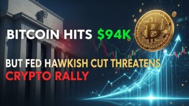 Bitcoin Hits $94K But Fed Hawkish Cut Threatens Crypto Rally