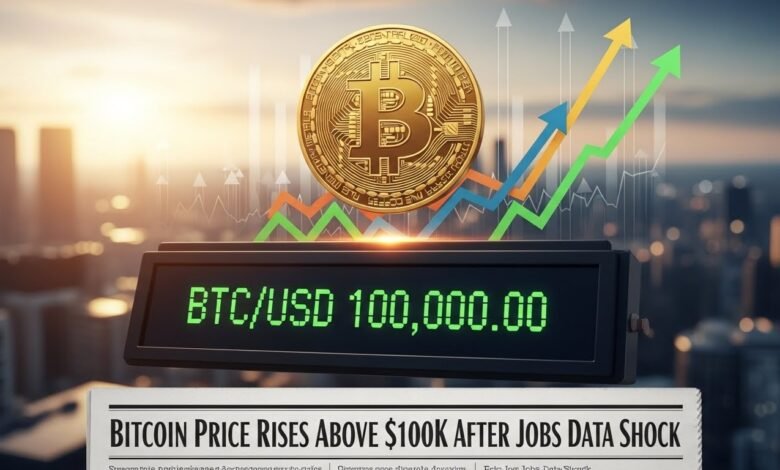Bitcoin Price Rises Above $100K After Jobs Data Shock