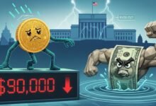Bitcoin Stumbles Below $90K After Fed Rate Cut – Dollar Sinks