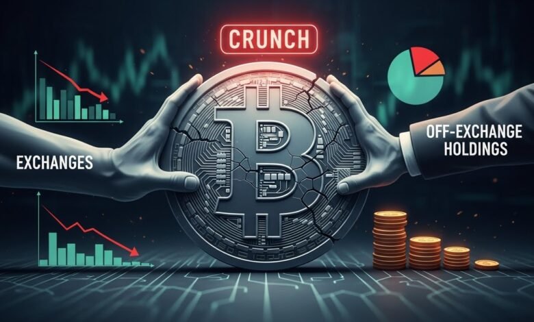 Bitcoin Supply Crunch Off Exchanges The Hidden Market Truth