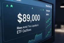 Bitcoin Price Today: Rises to $89K Amid Thin Liquidity & ETF Outflows