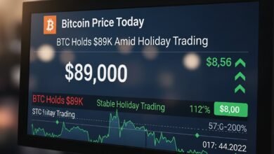 Bitcoin Price Today: BTC Holds $89K Amid Holiday Trading