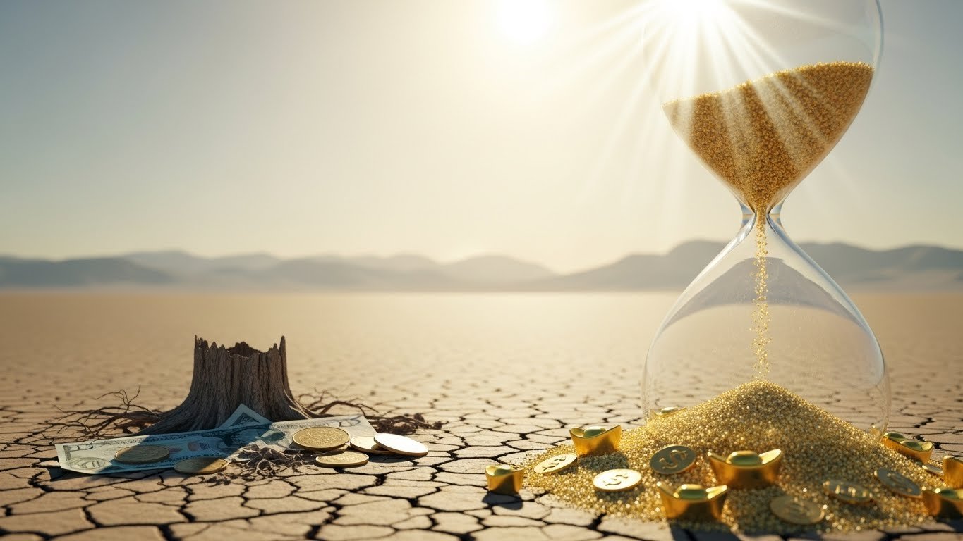 Long-Term Scarcity and Monetary Properties