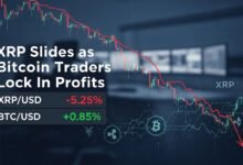 XRP Slides as Bitcoin Traders Lock In Profits