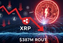 XRP Underperforms Market as Bitcoin Sparks $387M Rout