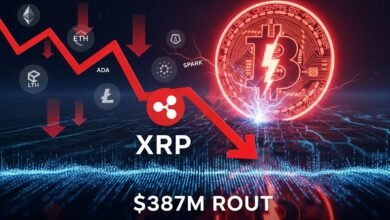 XRP Underperforms Market as Bitcoin Sparks $387M Rout