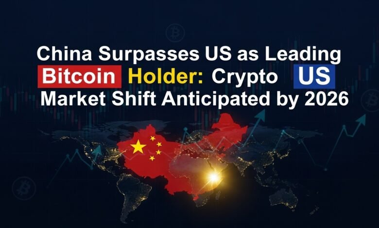 China Surpass US Bitcoin Holder Crypto Market Shift 2026