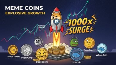 Meme Coins Explosive Growth 5 Tokens Ready for 1000x Surge
