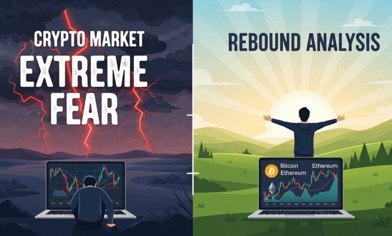Crypto Market Extreme Fear Bitcoin & Ethereum Rebound Analysis