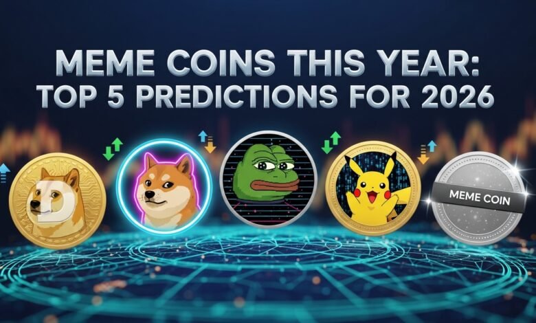 Meme Coins This Year Top 5 Predictions for 2026
