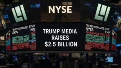 Trump Media Raises $2.5 Billion to Invest in Bitcoin Treasury