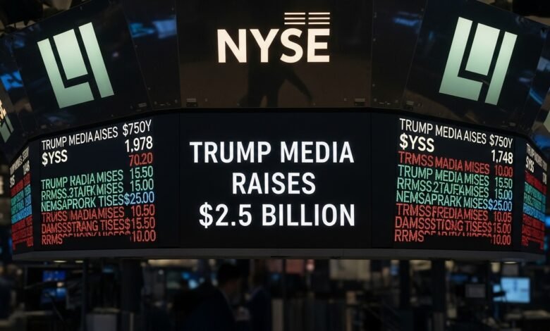 Trump Media Raises $2.5 Billion to Invest in Bitcoin Treasury