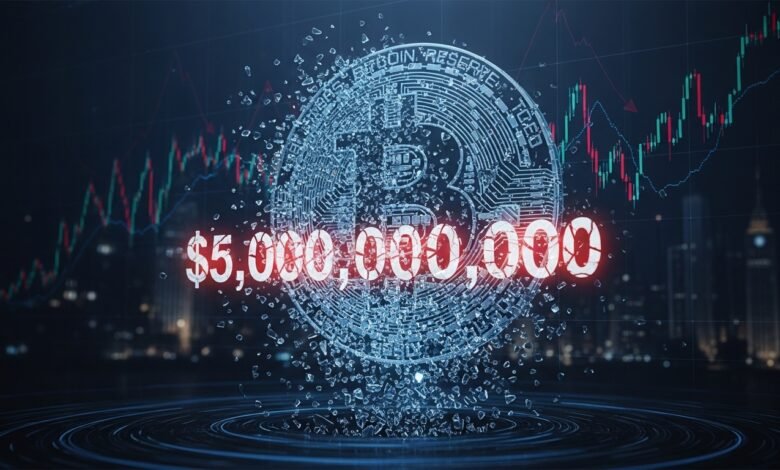 U.S. Bitcoin Reserve Loses $5B in Crypto Wipeout Crisis