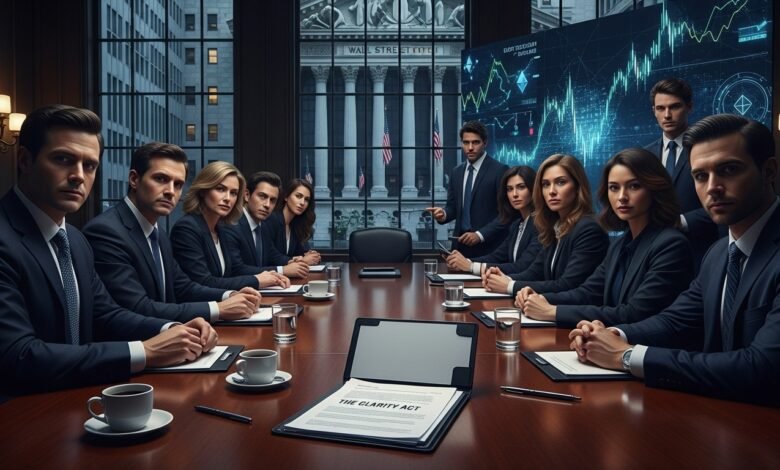 Wall Street Banks and Crypto Leaders Meet Over the Clarity Act