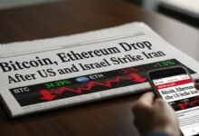 Bitcoin Ethereum Drop After US and Israel Strike Iran