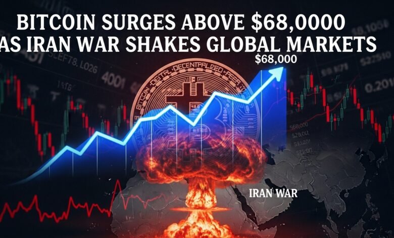 Bitcoin Surges Above $68,000 as Iran War Shakes Global Markets